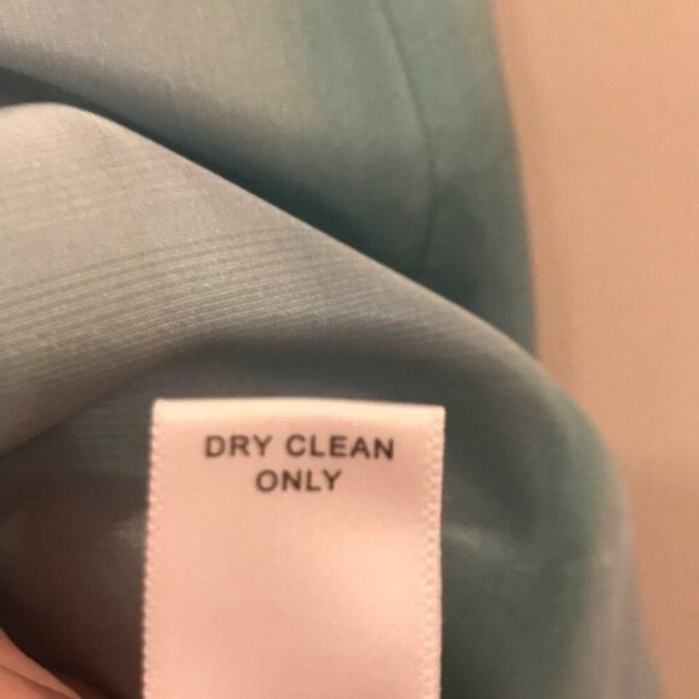 💙 Vintage Banana Republic Women’s Aqua Silk Pleated A-Line Skirt | Size 4 💙 - Picture 6 of 8